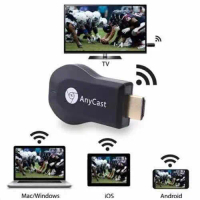 Anycast HDMI Dongle, Tanpa Wayar, Berbilang Skrin Interaktif, Penyahkod, Penyambung SL HDMI
