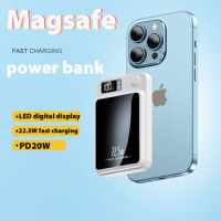 New power bank 50000mAh large capacity 22.5W magnetic wireless PD20W two-way fast charging Magsafe powerbank suitable for iPhone