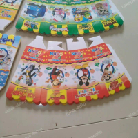 ukuran 14 x 8 Kertas Kotak kemasan bungkus popcorn 1 pack isi 100 pcs