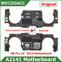 A2141 Motherboard i7 i9 16GB For MacBook Pro 16" A2141 Logic Board with Touch ID 820-01700-A 2019 Year