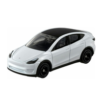TOMICA 多美小汽車 28 特斯拉TESLA Model Y 初回特別仕樣 【鯊玩具】