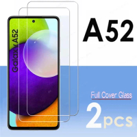 2 pcs Tempered Glass For Samsung Galaxy A52 cover Screen Protector For Samsung A52 A52s 5G A225 A226 A228 glas 2.5D 9H Film