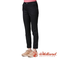 【wildland 荒野】女 彈性透氣50+抗UV長褲『黑色』0A91341