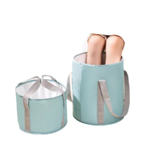 Foldable Foot Soaking Basin with Health Benefits, Ideal for Dorm and Travel Portable Footbath Tub