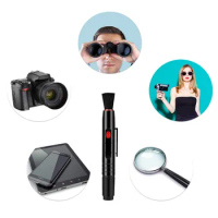 For Canon Nikon Sony Dslr Slr Dv Camera Lens Cleaning Pen Reusable Portable Dust Cleaner Brush Kit Retractable Cleaning Brush
