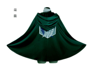เสื้อคลุมกัปตันปีกอิสรภาพของหน่วยสืบสวนโจมตีไททัน cosplay เสื้อผ้าอะนิเมะ cosplay
