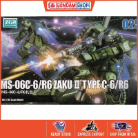 Third Party Brand HG 1/144 GTO Zaku II Type C-6/R6 Gundam Model Kit for Boys