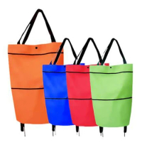 Folding Shopping Bag with Wheels Foldable Shopping Cart Trolley Bag on Wheels Bag Buy Vegetables Shopping Organizer