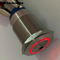 Zusen 19mm 22mm Metal buzzer 6V-24V/36V-220V with Ring Illuminated Led IP65 (ZS19/22-SM/R)