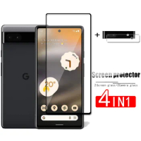 For Google Pixel 6A Tempered Glass For Google Pixel 6A Screen Protector Protective Phone Camera Lens Film For Google Pixel 6A