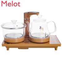 Kung Fu Tea Set Tea Ceremony Utensils Electric Tea Stove Automatic Pumping Fast Kettle with Sterilizing Pan Three-in-One