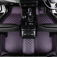 Custom RHD Car Floor Mat Leather Full Set For VW Jetta MK6 2011 2012 2013 2014 2015 2016 Car Waterproof Interior Accessories