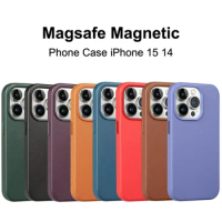 Official case for leather magsafe magnetic phone case finewoven iphone 15 pro max for iphone 14 13 12 pro max