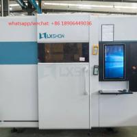 Wholesale enclosed full all cover 3015 raycus ipg 6000 w 8kw 12kw fiber metal tube laser cutting machine 4kw cutter laser
