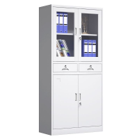 Iron File Cabinet Office Data Cabinet Financial Multi-Layer Voucher Metal Cabinet Document Cabinet Locker with Lock Chest of Drawer
