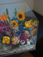 免運/開發票 現貨速發 積木花束女孩子系列拼裝玫瑰花展示盒男520生日禮物