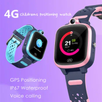 Camera Children's Smart Watch 4G SIM Card HD Video Call Watch GPS Positioning Waterproof Mobile Phone Girl Boy Location Tracker