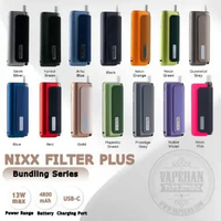 Pod Vape Nixx Filter Plus Bundling Pod Kit 13W 1500Mah Authentic By JVS X Raffi Ahmad NEON PINK