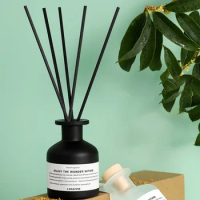 120ml Reed Diffuser with Sticks, Natural Air Fresh Home Scent Diffuser for Bathroom, Bedroom, Office, Hotel, Aroma Diffuser