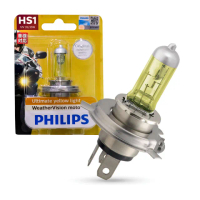 【Philips 飛利浦照明】HS1 35/35W 金鑽之光 黃光燈泡(+30%亮度提升 Weather Vision moto)