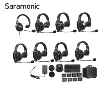 Saramonic Witalk WT8S Wireless Intercom Teamwork Microphone Full Duplex Headset System Marine Communication Headset