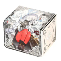 100+ PU Leather Deck Card Boxes Cards Deck Game Box for Collectible Playing Card Box Compatible with YUGIOH MTG Commander Decks