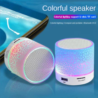 Wireless Speaker Bluetooth-compatible Mini Speaker LED TF Card Outdoor Sound Box for All Smartphone Car 3D Stereo Music Surround
