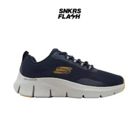 Sepatu Training Pria SKECHERS SPORT FLEX COMFORT NAVY ORANGE - 232686NVOR 45
