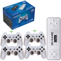 Y6 4K Retro Video Game Stick Wireless Video Game Console Built in 10000+ Games Multiple Languages 3D Retro Video Game Console