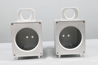 4-4.5寸音箱空箱可開孔二分頻全頻低音砲無源音箱殼書架箱DIY音響
