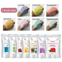 1 Bag Soft Hydro Mask Powder Professional Face Skin Care Whitening Rose Gold Collagen Peel Off Rubber Facial Mask DIY Spa Beauty