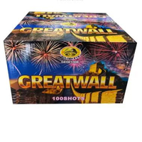 Golden eye - Kembang Api Greatwall Cakes 0.8 inch 100 shoot - GE08100B