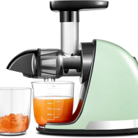 Slow Juicer,Masticating Juicer Machines with Reverse Function, Cold Press Juicer with Brush