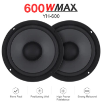1 Piece 6.5 Inch Car Speakers 600W Vehicle Door Subwoofer Car Audio Music Stereo Full Range Frequency Automotive Speaker Horn