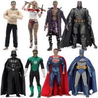 1/6 Superhero DC Cartoon Joker Harley Quinn Batman Superman The Flash Green Lantern Statue Action Figure PVC Model Toys 2023
