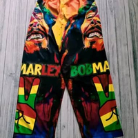 Celana panjang motif Love Bob Marley/ Celana panjang motif reggae pria dan wanita motif reggae All S