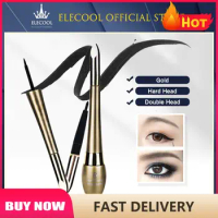 Hengfang Liquid Professional Eyeliner Makeup Golden Double Ended Eyeliner Make Up Long Lasting WaterproofEye Liner Pencil TSLM1