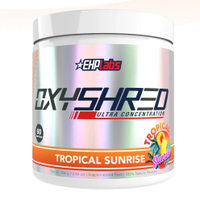 Japan and South Korea EHPlabs OxyShred Ultra Concentration Pre Workout Powder - 150mg Caffeine sugar