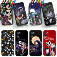 Disney The Nightmare Before Christmas Phone Case For OPPO Reno 10 8 8T 7 7Z 6 5 5F 4 Find X5 X3 X2 Pro Plus Lite 5G Cover Cqoues