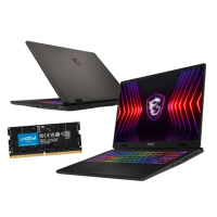升級32G★【MSI 微星】16吋i7 RTX4060電競筆電(Sword 16 HX/i7-14650HX/16G/512G SSD/W11/B14VFKG-485TW)