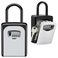 Prime- [READY STOCK] TOPFINE Hanging Key Safe Box Key Storage Box Key Box Key  Box Wall Mounted Port