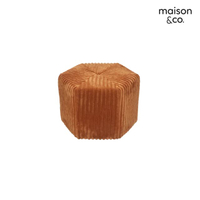 สตูล รุ่น Hexa สีส้ม (61x61x45 ซม.)