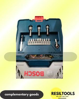 Set Mata Bor Besi Beton Kayu Logam Bosch Mixed Set 33 Pcs Bosch X-Line Set Mata Bor Mata Obeng BOSCH