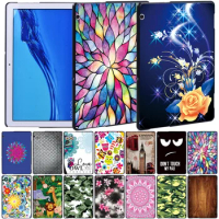 For Huawei MediaPad M5 Lite 10.1"/M5 10.8"/T5 10 10.1"/MediaPad T3 8.0"/T3 10 9.6"/M5 Lite 8 Oldimage Pattern Plastic Back Case
