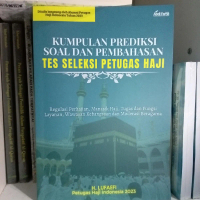 Buku Kumpulan Prediksi Soal dan Pembahasan Tes Seleksi Petugas Haji / buku haji / buku prediksi soal