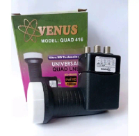 LNB Venus Quad 416 Ku Band 4 Out untuk Satelit dengan Noise 0.3 dB