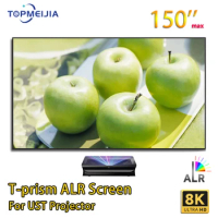 110 Inch T-Prism ALR Fixed Frame Projection Screen For 4K UST Ultra Short Throw Laser Projector home cinema projectors