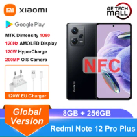 Xiaomi Redmi Note 12 Pro+ Plus 5G Global Version Dimensity 1080 200MP OIS Camera 120Hz 6.67" FHD+ Flow AMOLED 120W 5000mAh NFC