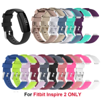 For Fitbit Inspire 2 Straps, Soft Waterproof Replacement Bands Compatible with Fitbit Inspire 2 Smartwatch