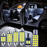 For Toyota Previa Estima ACR30 ACR50 2000-2019 9pcs 12V Car LED Bulbs Interior Reading Lamp Door Light Trunks Light Accessories